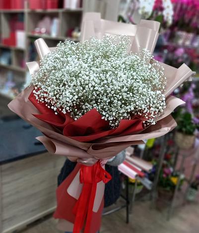 Букет цветов из: Гипсофила в Беседино