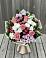 Букет цветов из: Альстромерии, Гвоздики, Розы и Хризантемы в Беседино