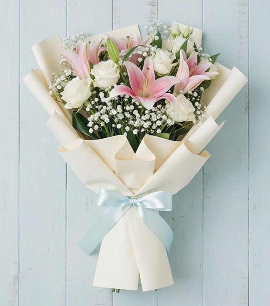 Букет цветов из: Лилии в Беседино
