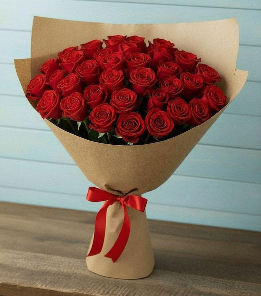 Букет Красные розы Милано в Беседино
