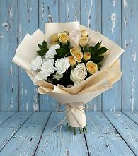 Букет цветов из:  Розы и Хризантемы в Беседино